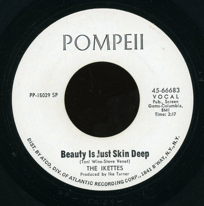 The Ikettes : Make Em Wait / Beauty Is Just Skin Deep (7", Single, Promo)
