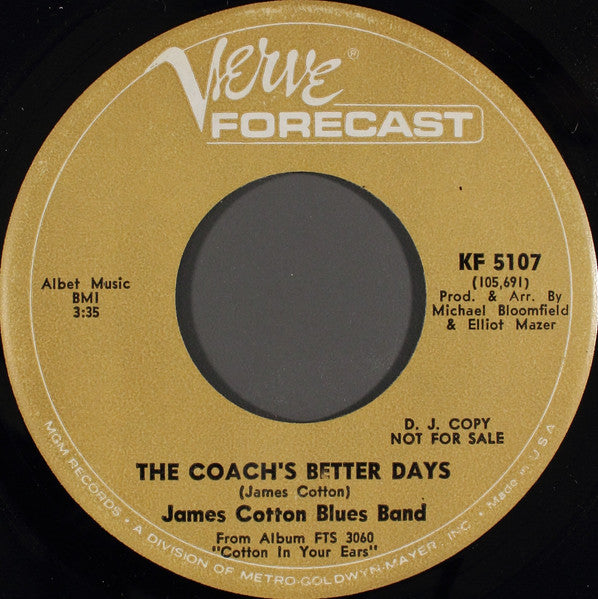 The James Cotton Blues Band : The Mule (7", Promo)