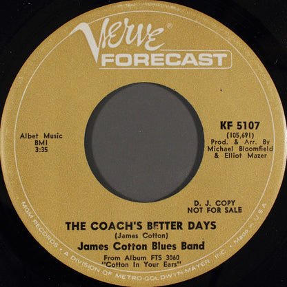 The James Cotton Blues Band : The Mule (7", Promo)