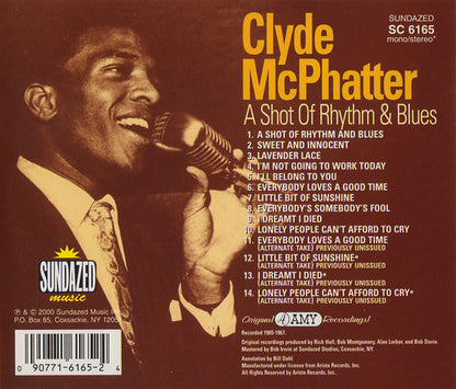 Clyde McPhatter : A Shot Of Rhythm & Blues (CD, Comp, Mono)
