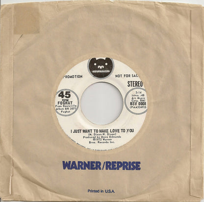 Foghat : I Just Want To Make Love To You (7", Promo)