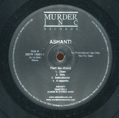 Ashanti : Rock Wit U (Awww Baby) Remix / Feel So Good (12", Promo)