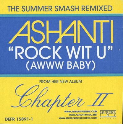 Ashanti : Rock Wit U (Awww Baby) Remix / Feel So Good (12", Promo)