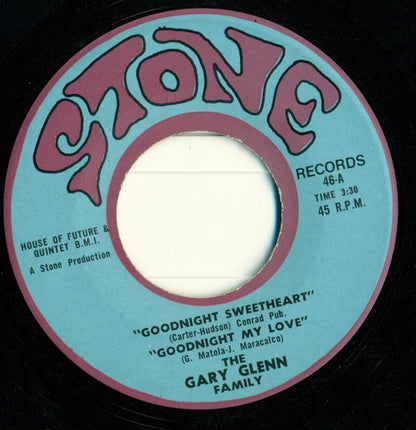 Gary Glenn And The Jeweltones : Goodnight Sweetheart - Goodnight My Love / Always So True (7")