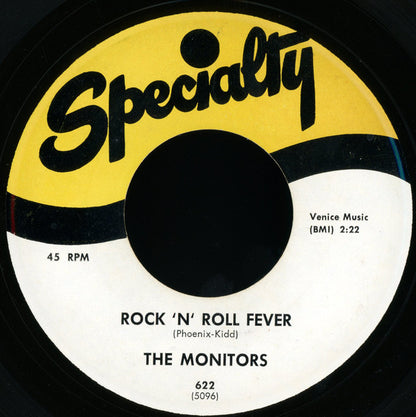 The Monitors (4) : Rock 'N' Roll Fever / Closer To Heaven (7", Single)