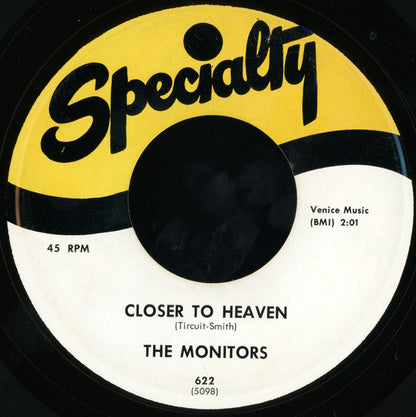 The Monitors (4) : Rock 'N' Roll Fever / Closer To Heaven (7", Single)