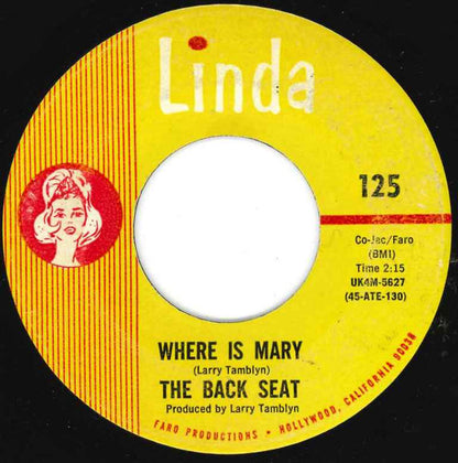 The Backseat : Where Is Mary (7", Single)