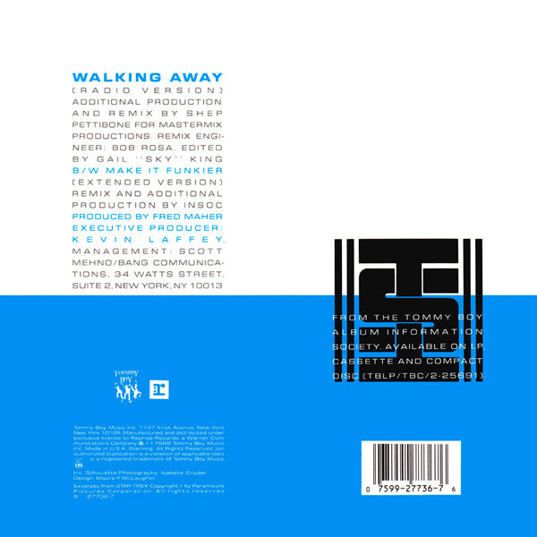 Information Society : Walking Away (7", Single)