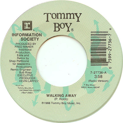 Information Society : Walking Away (7", Single)