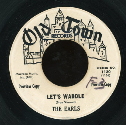 The Earls : Remember Then (7", Single, Promo)