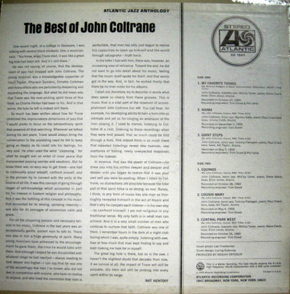 John Coltrane : The Best Of John Coltrane (LP, Comp)