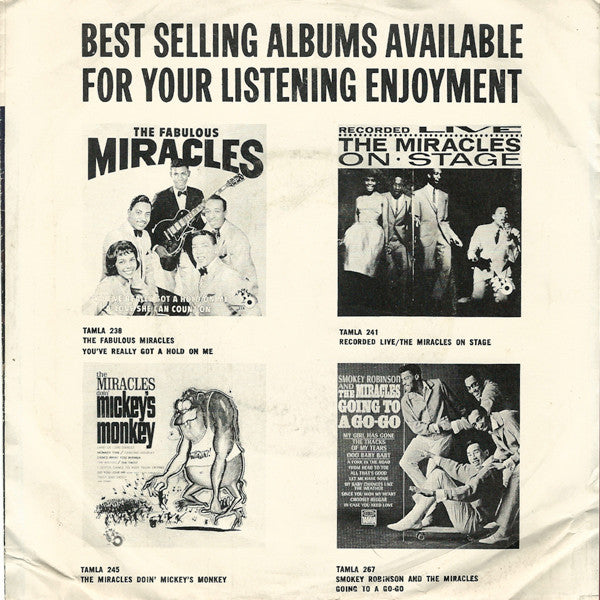 The Miracles : Going To A Go-Go (7", Single)