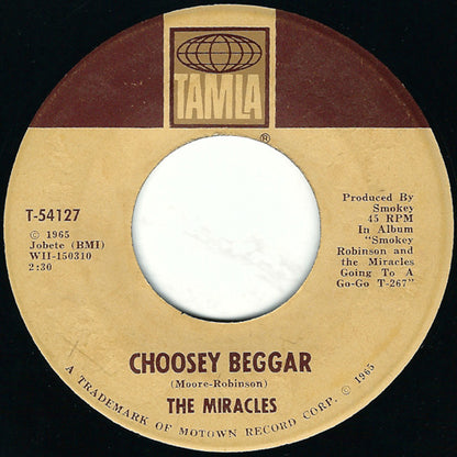 The Miracles : Going To A Go-Go (7", Single)