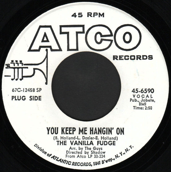 Vanilla Fudge : You Keep Me Hangin' On (7", Promo, Spe)