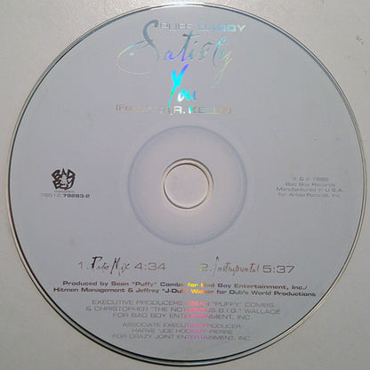 Puff Daddy Featuring R. Kelly : Satisfy You (CD, Single)