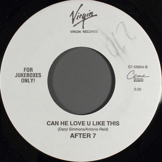 After 7 : Baby I'm For Real / Natural High (7", Jukebox)