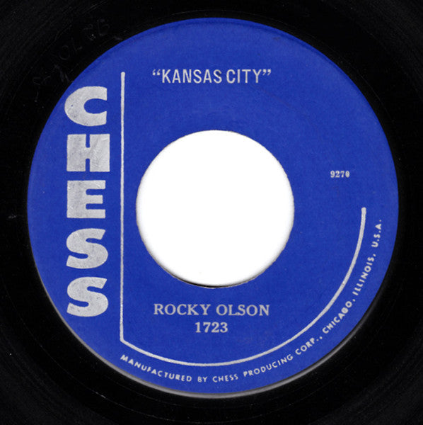 Rocky Olson / The Jet Tones : Kansas City / Jet Tone Boogie (7", Single)