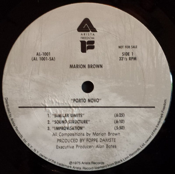 Marion Brown : Porto Novo (LP, Album, Promo, RE)