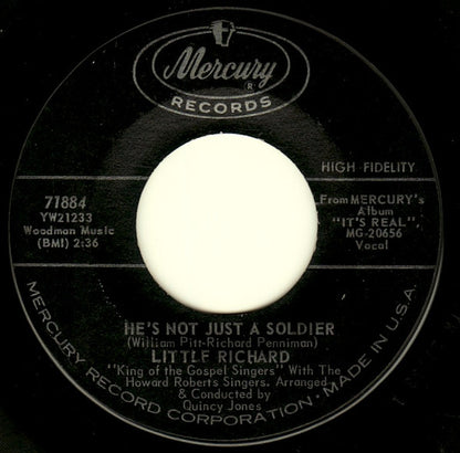 Little Richard : Joy, Joy, Joy (Down In My Heart) (7", Styrene)