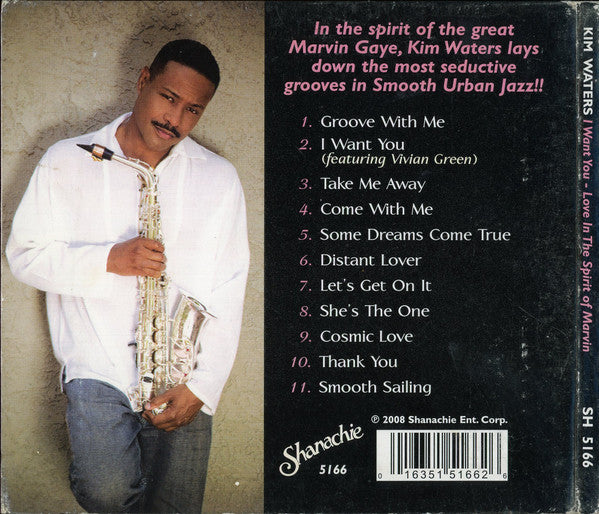 Kim Waters : I Want You - Love In The Spirit Of Marvin (CD)