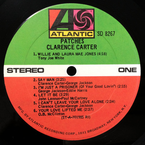 Clarence Carter : Patches (LP, Album, RE, RI )