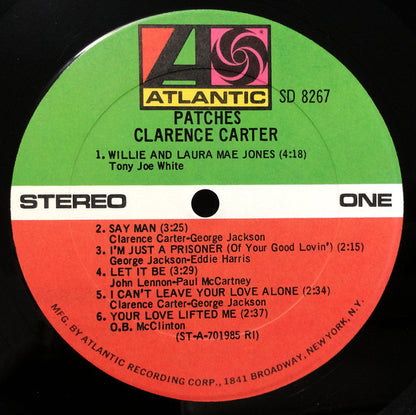 Clarence Carter : Patches (LP, Album, RE, RI )