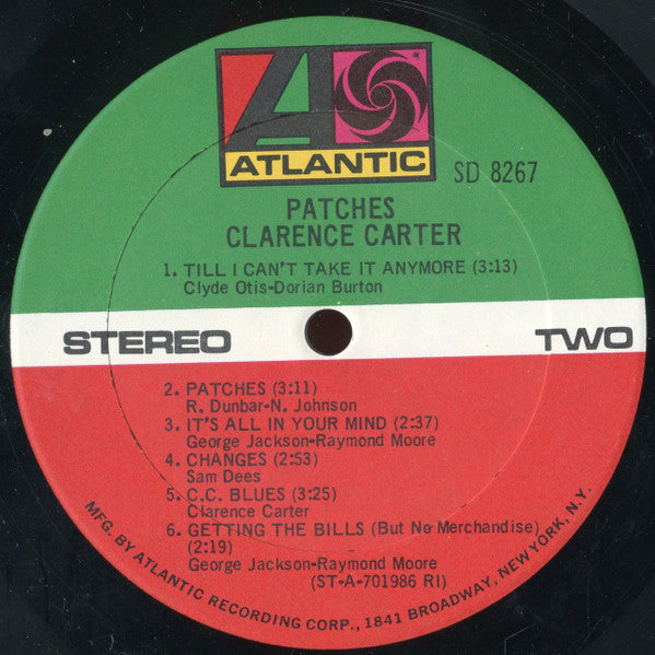 Clarence Carter : Patches (LP, Album, RE, RI )