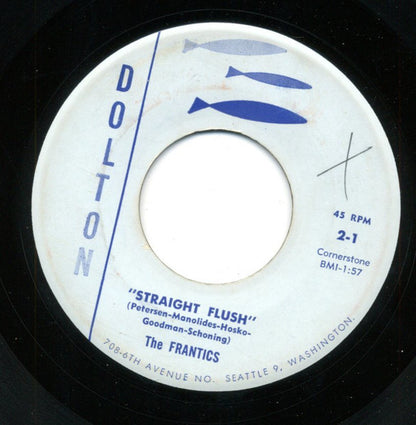 The Frantics : Straight Flush (7", Single)