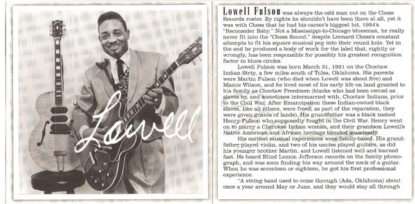 Lowell Fulson : The Complete Chess Masters (2xCD, Comp)