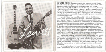Lowell Fulson : The Complete Chess Masters (2xCD, Comp)