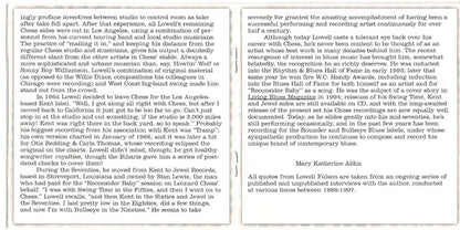 Lowell Fulson : The Complete Chess Masters (2xCD, Comp)