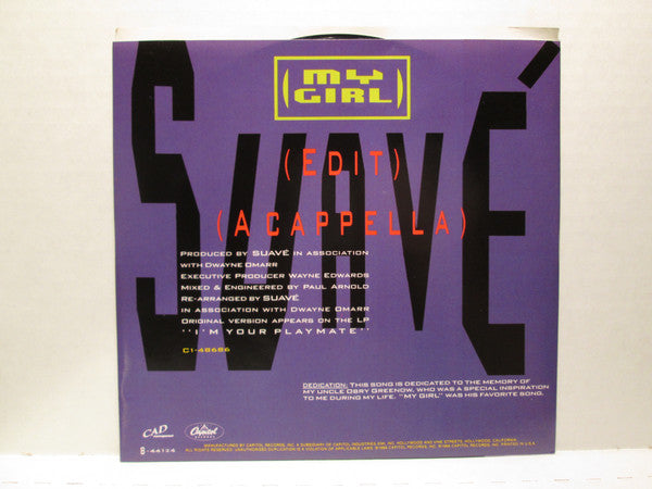 Suavé : My Girl (7", Promo)