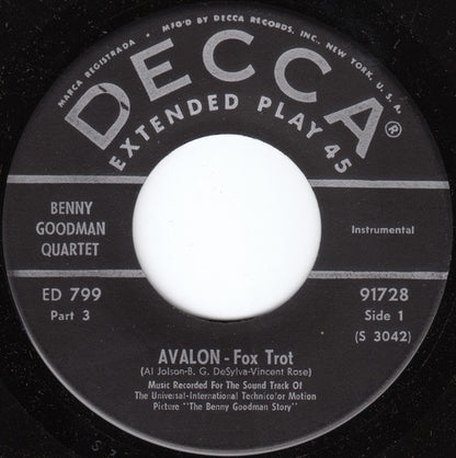 Benny Goodman And His Orchestra : The Benny Goodman Story Part 3 (2x7", EP)