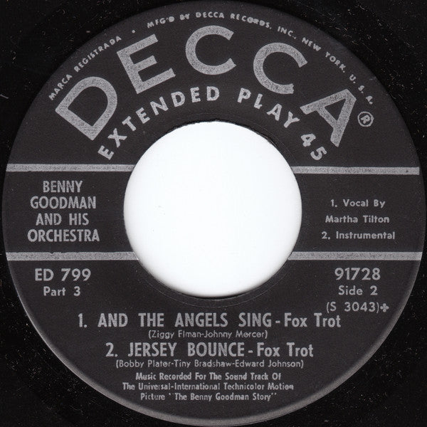 Benny Goodman And His Orchestra : The Benny Goodman Story Part 3 (2x7", EP)