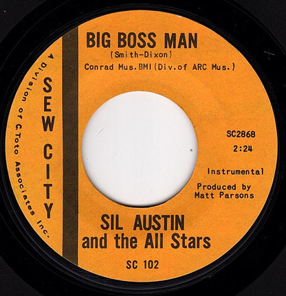 Sil Austin And The All Stars : Big Boss Man / Syl's Concerto (7", Single, Styrene)