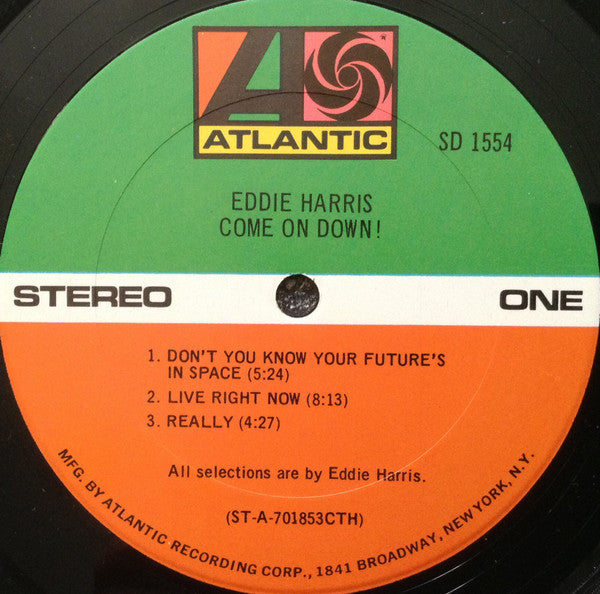 Eddie Harris : Come On Down! (LP, Album, Ter)