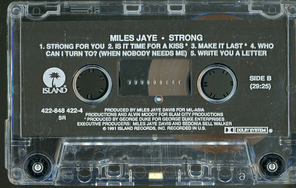 Miles Jaye : Strong (Cass, Album, Dol)