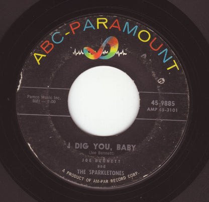 Joe Bennett And The Sparkletones : Cotton Pickin' Rocker / I Dig You, Baby (7", Styrene)