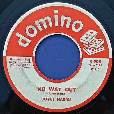 Joyce Harris : No Way Out (7")
