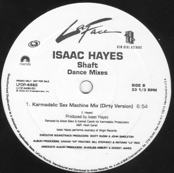Isaac Hayes : Shaft (Dance Mixes) (2x12", Promo)
