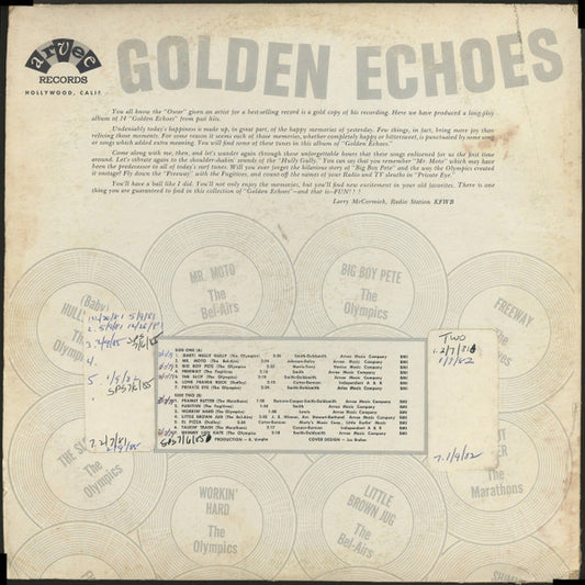 Various : Golden Echoes (LP, Comp)