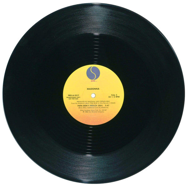 Madonna : Papa Don't Preach (12", Promo)