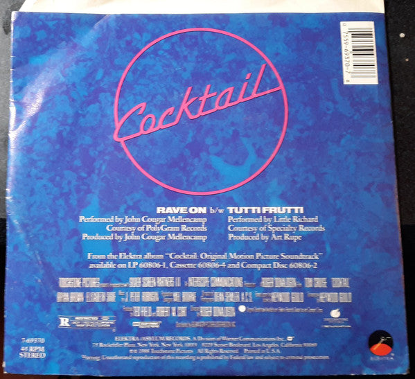 John Cougar Mellencamp : Rave On (7", Promo)
