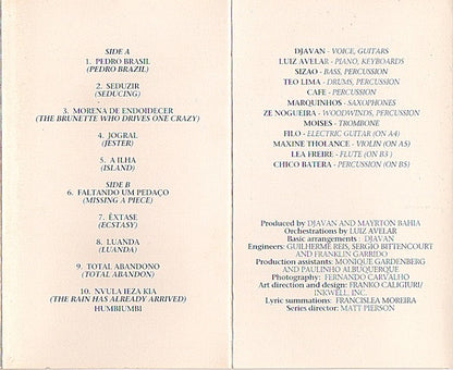 Djavan : Seduzir (Cass, Album)