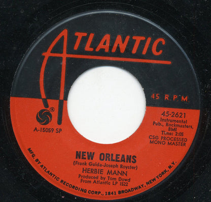 Herbie Mann : Memphis Underground / New Orleans (7", Single, PL )