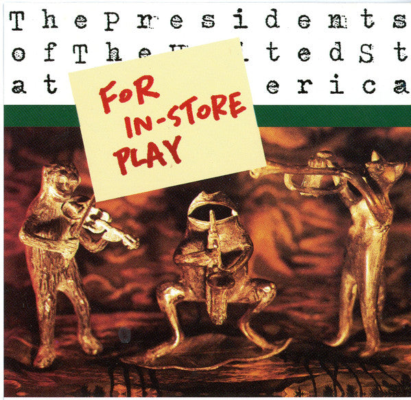 The Presidents Of The United States Of America : The Presidents Of The United States Of America (CD, Album, Promo)