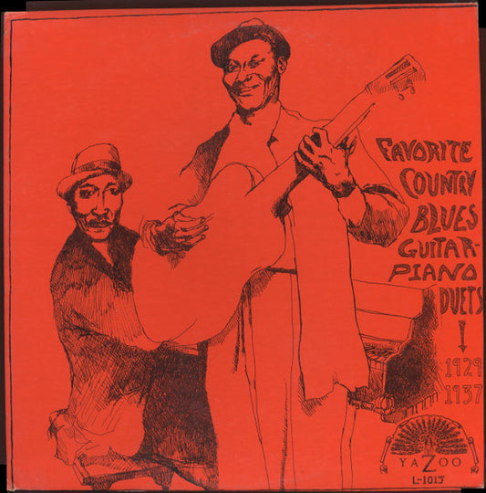 Various : Favorite Country Blues Guitar-Piano Duets (1929-1937) (LP, Comp, Bla)