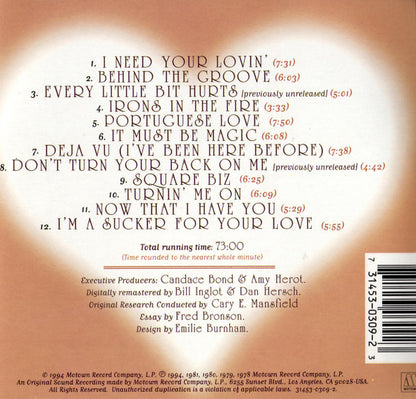 Teena Marie : I Need Your Lovin': The Very Best Of Teena Marie (CD, Comp)