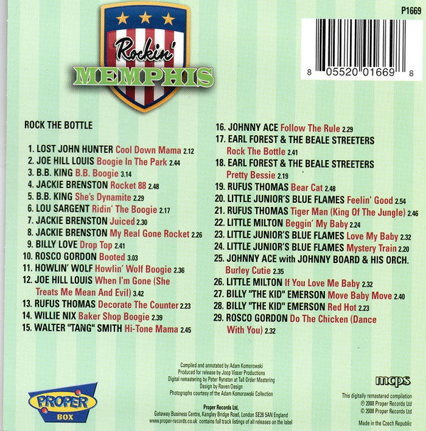Various : Rockin' Memphis (4xCD, Comp, RM, Box)