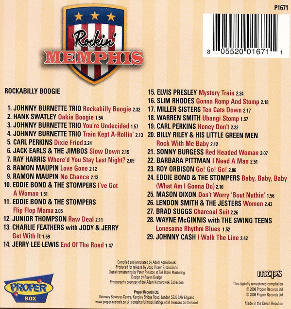 Various : Rockin' Memphis (4xCD, Comp, RM, Box)